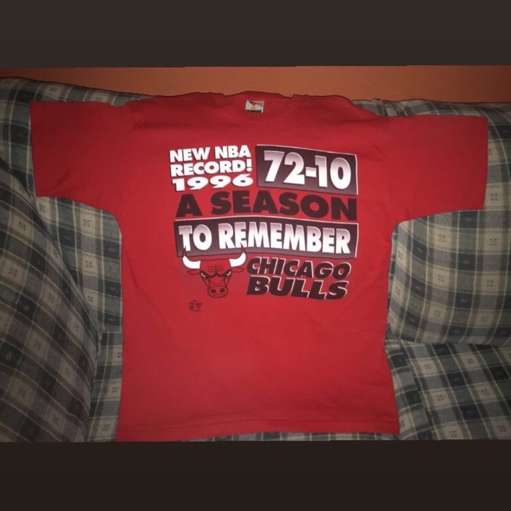 1996 Chicago Bulls Championship Tee